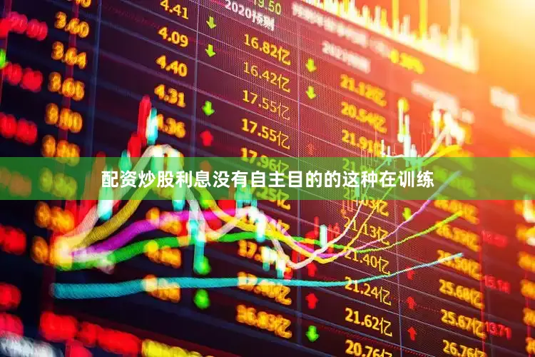 配资炒股利息没有自主目的的这种在训练